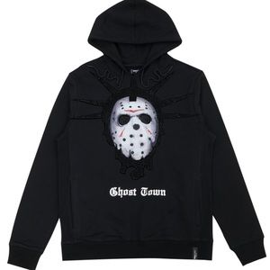 Cropped Roku ghost town hoodie